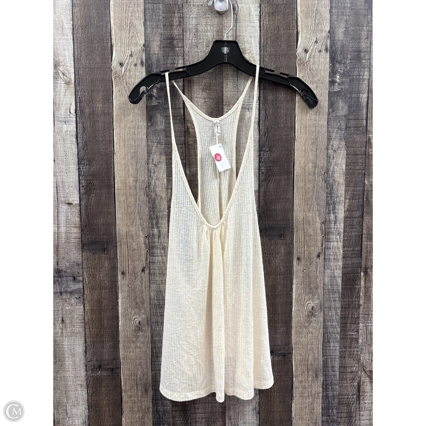 Top Sleeveless By Free People In Cream, Size: M