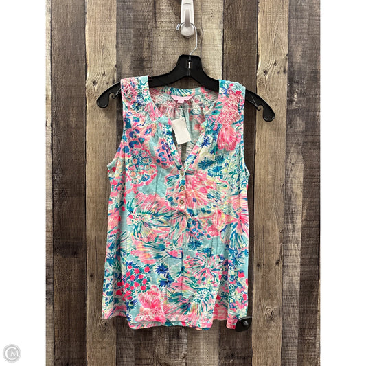 Top Sleeveless Designer By Lilly Pulitzer In Multi-colored, Size: Xs