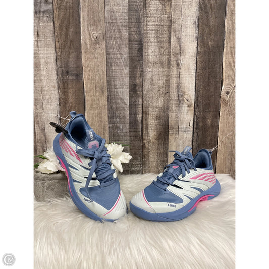 Shoes Athletic By K Swiss In Blue & White, Size: 9