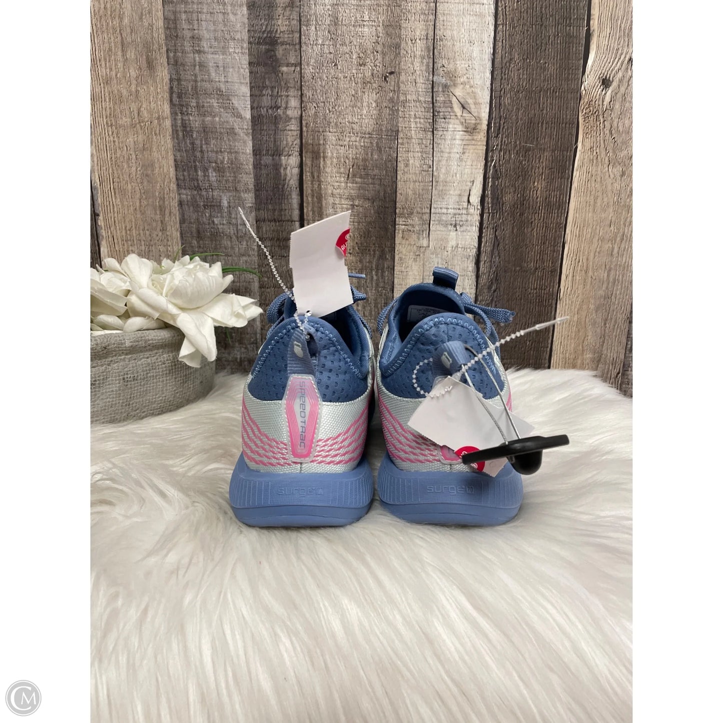 Shoes Athletic By K Swiss In Blue & White, Size: 9