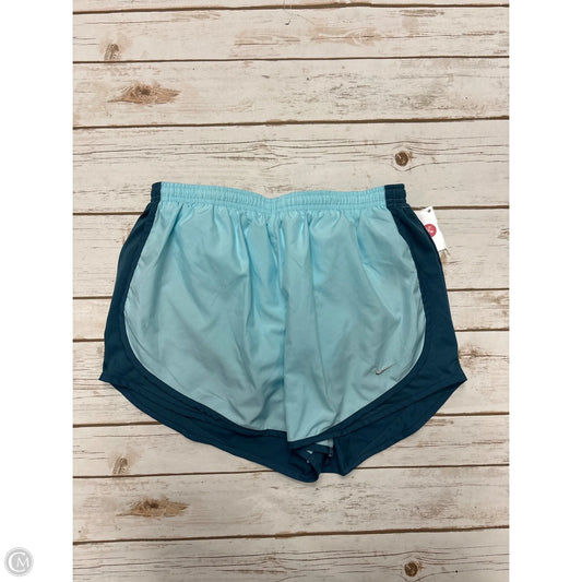Athletic Shorts By Nike In Teal, Size: L