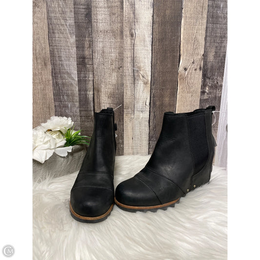 Boots Ankle Heels By Sorel In Black, Size: 8