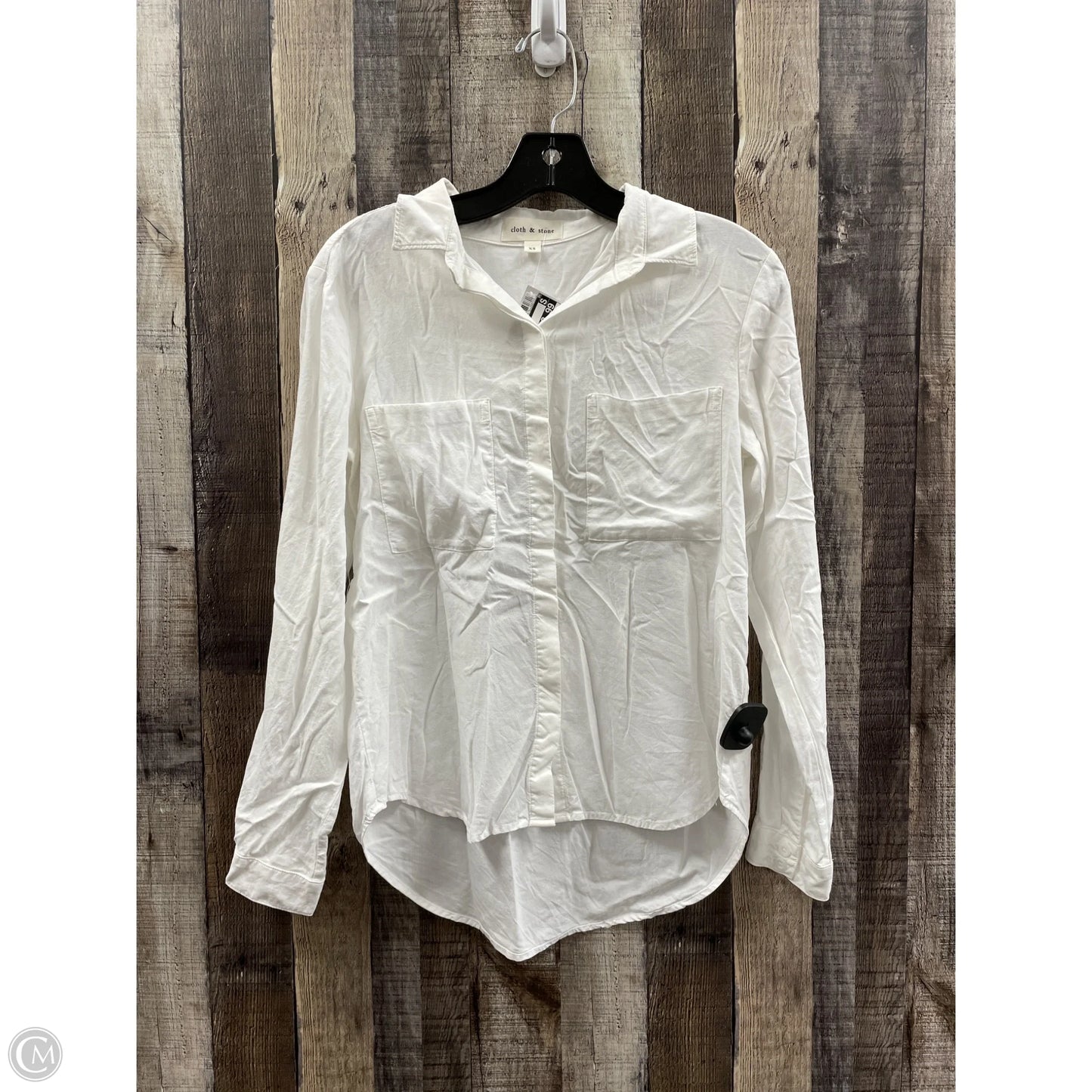 Top Long Sleeve By Cloth & Stone In White, Size: Xs