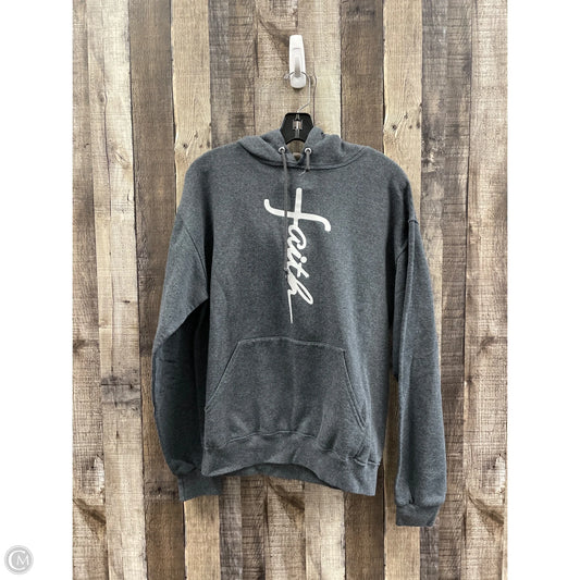 Sweatshirt Hoodie By Cmf In Grey, Size: M