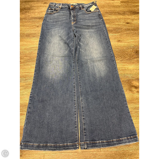 Jeans Flared By Risen In Blue Denim, Size: 1x