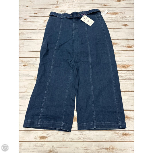 Jeans Wide Leg By Gloria Vanderbilt In Blue Denim, Size: 16