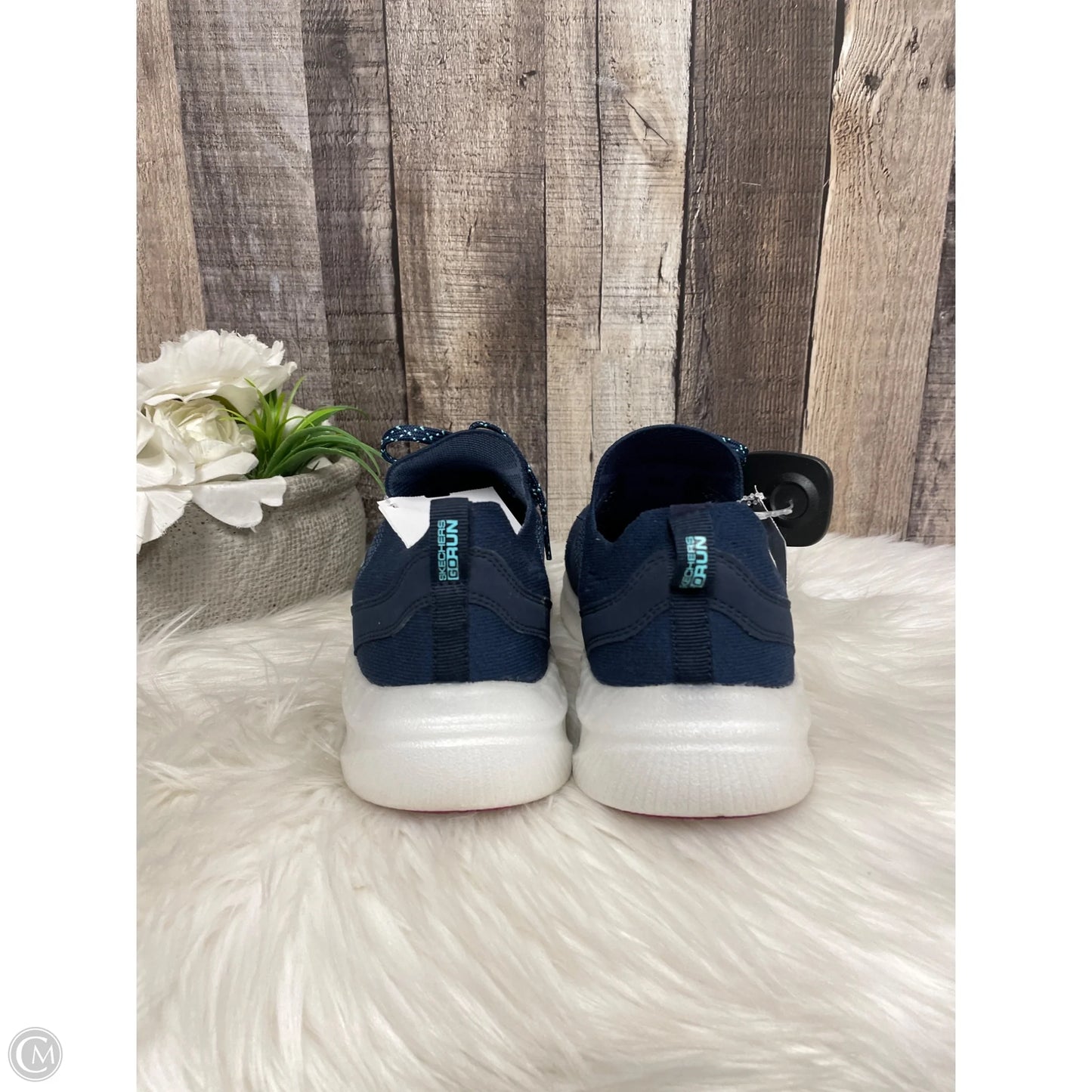 Shoes Athletic By Skechers In Navy, Size: 9