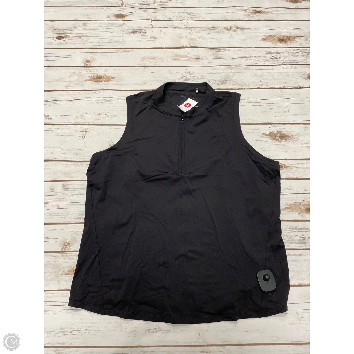 Athletic Tank Top By Puma In Black, Size: Xl