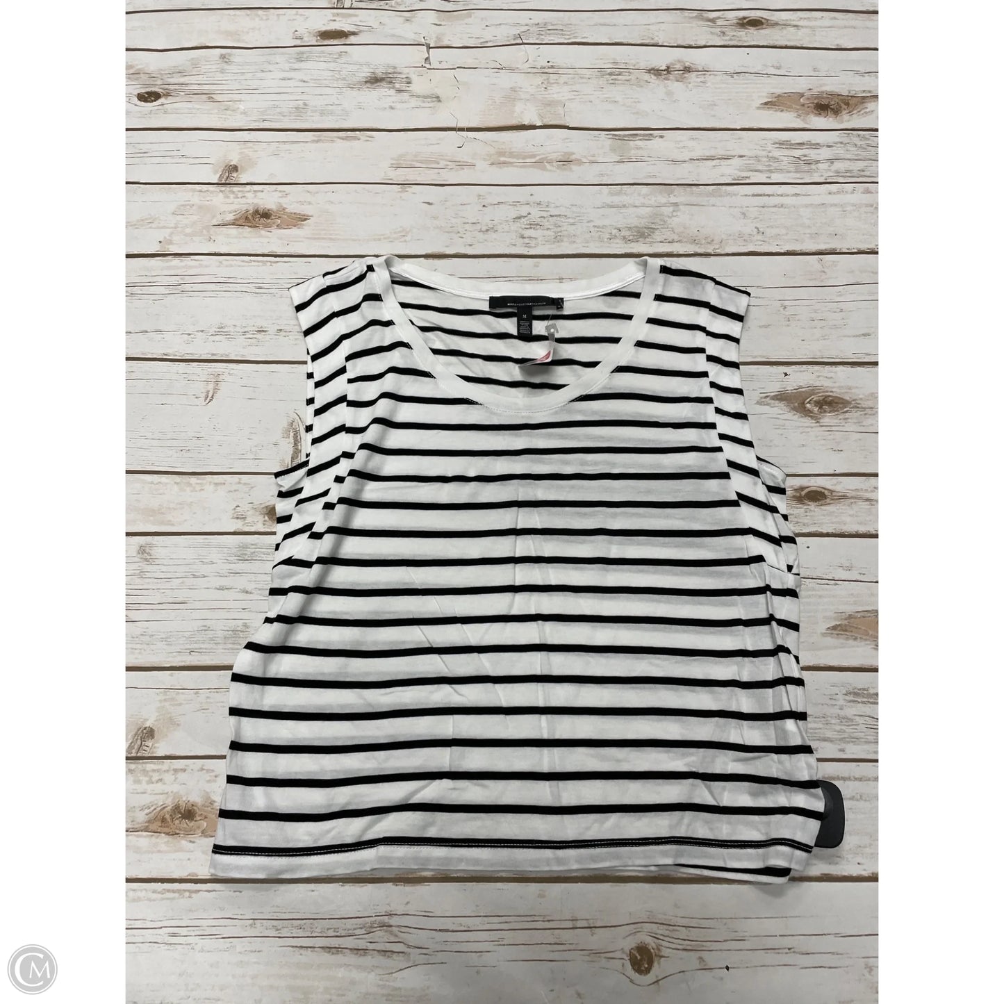 Top Sleeveless By White House Black Market In Striped Pattern, Size: M