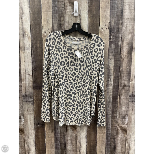 Top Long Sleeve By Grayson Threads In Animal Print, Size: S