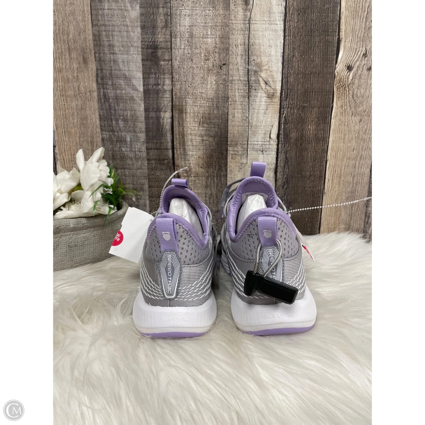 Shoes Athletic By K Swiss In Purple & White, Size: 9