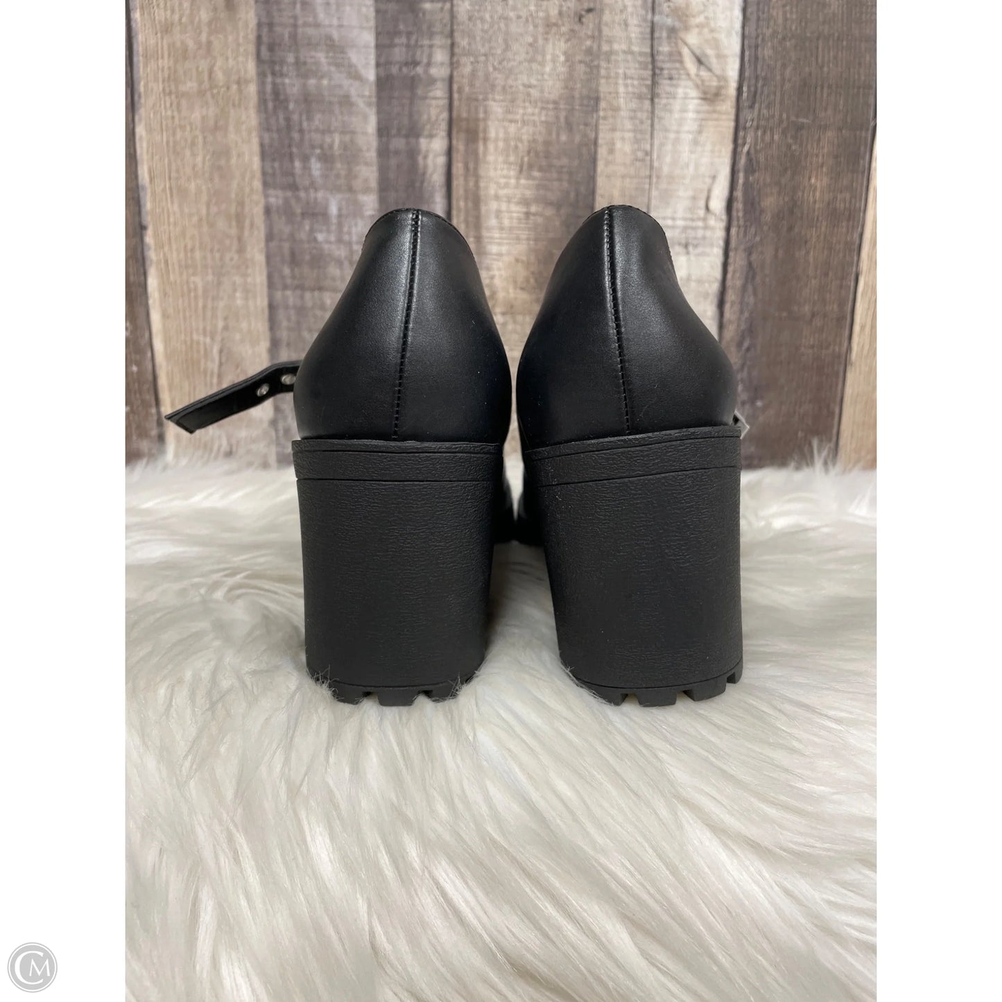 Shoes Heels Block By Soda In Black, Size: 10