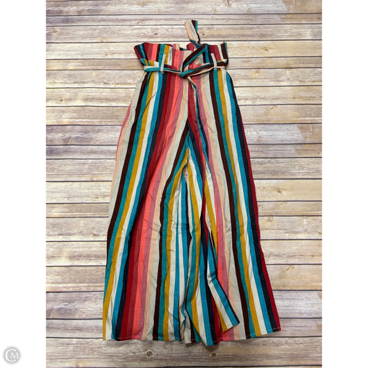 Pants Wide Leg By Cme In Striped Pattern, Size: M