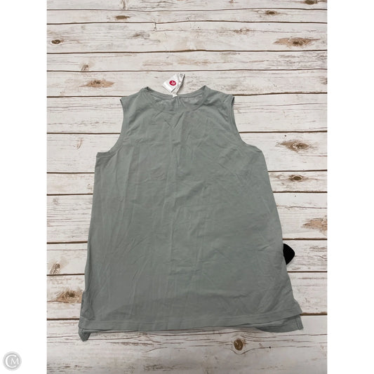 Athletic Tank Top By Lululemon In Green, Size: 4