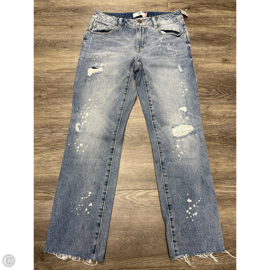 Jeans Straight By Cabi In Blue Denim, Size: 2