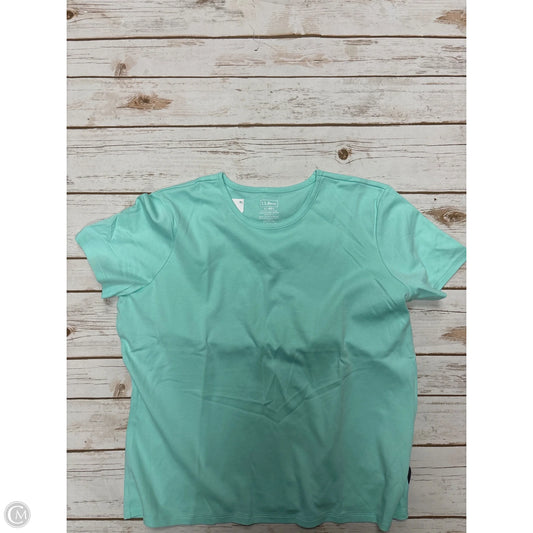 Top Short Sleeve Basic By L.l. Bean In Green, Size: Xl