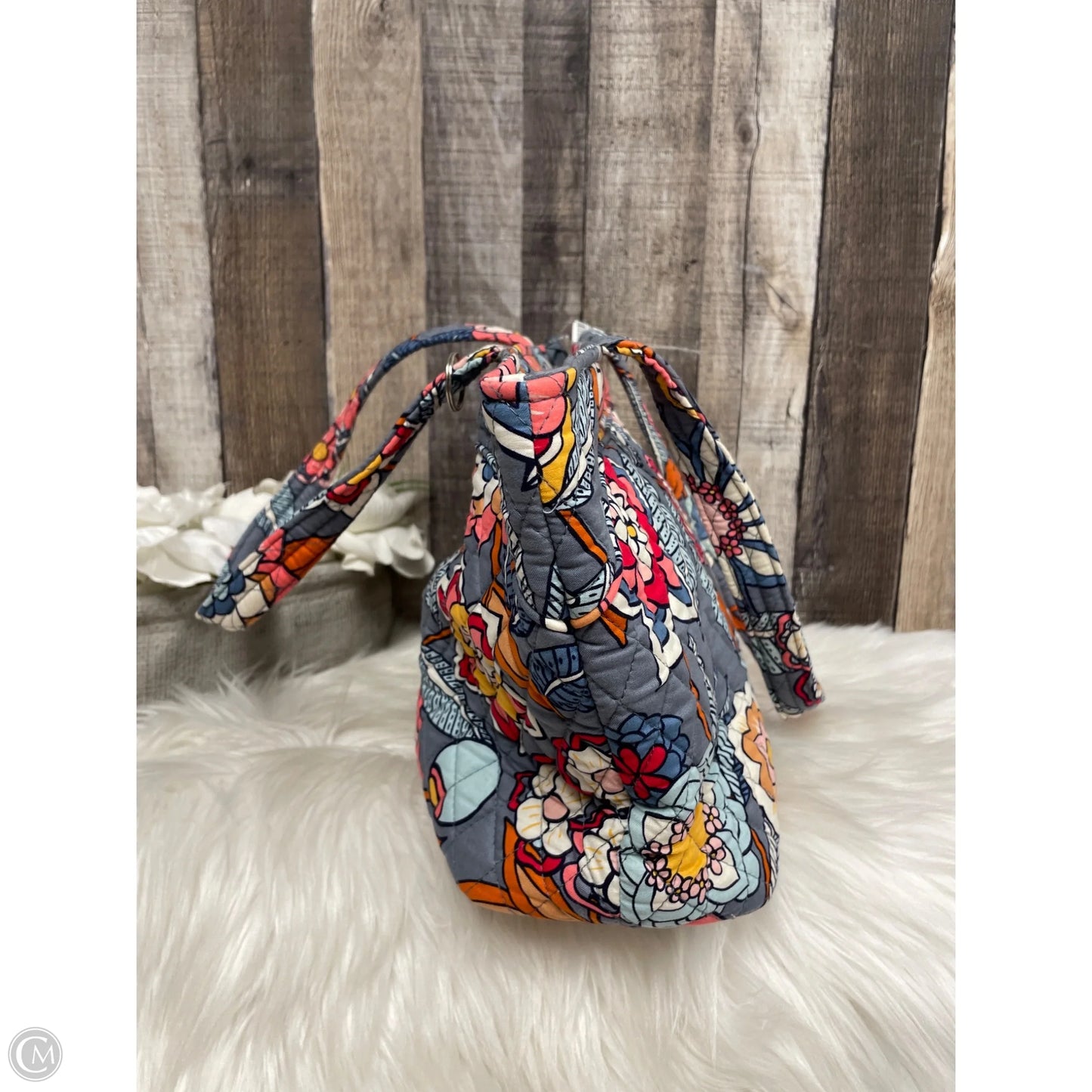 Handbag By Vera Bradley, Size: Large