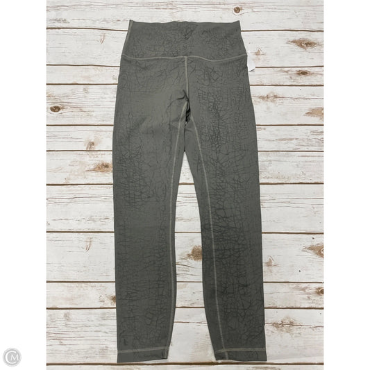 Athletic Leggings By Lululemon In Green, Size: 6