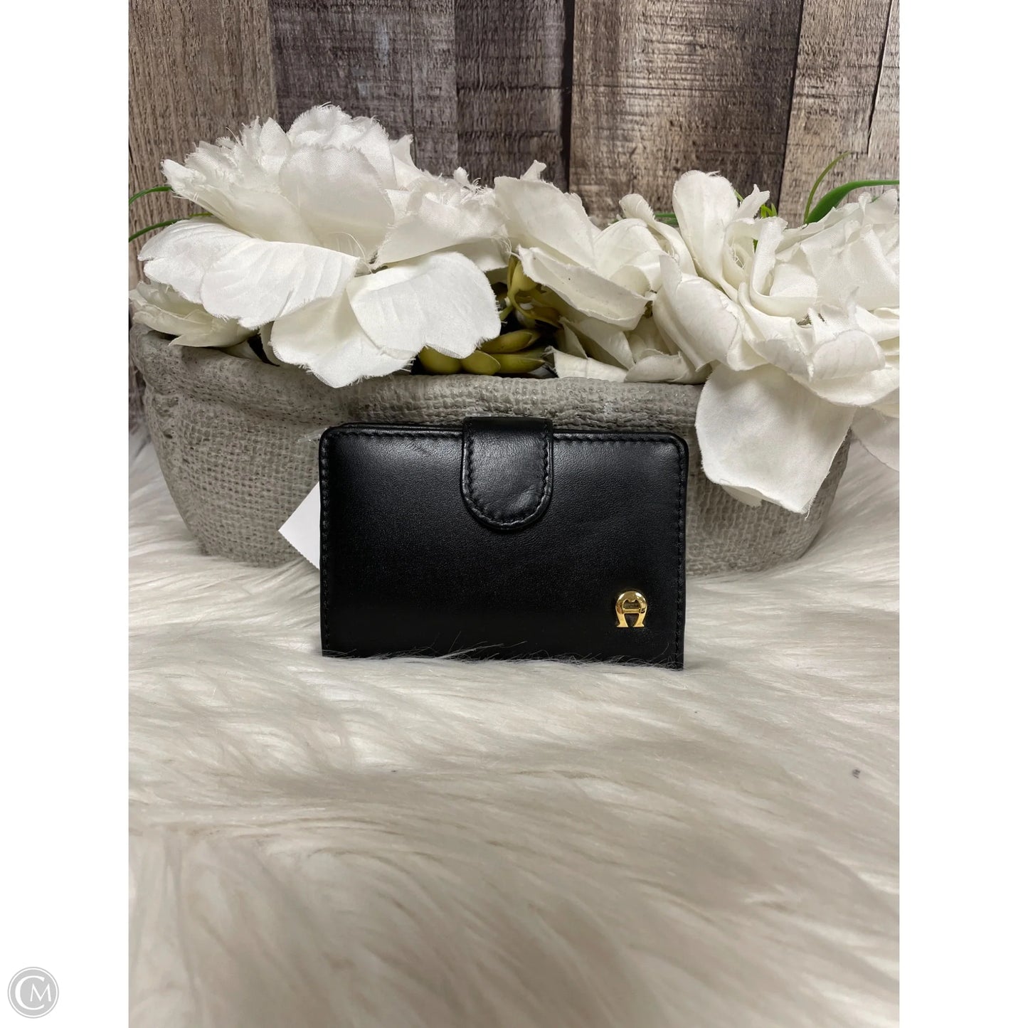 Wallet Leather By Etienne Aigner, Size: Small