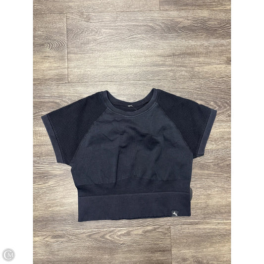 Athletic Top Short Sleeve By Joy Lab In Black, Size: S