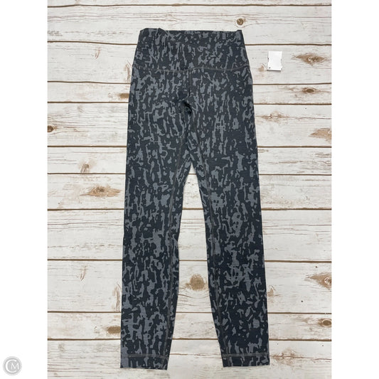 Athletic Leggings By Lululemon In Grey, Size: 4