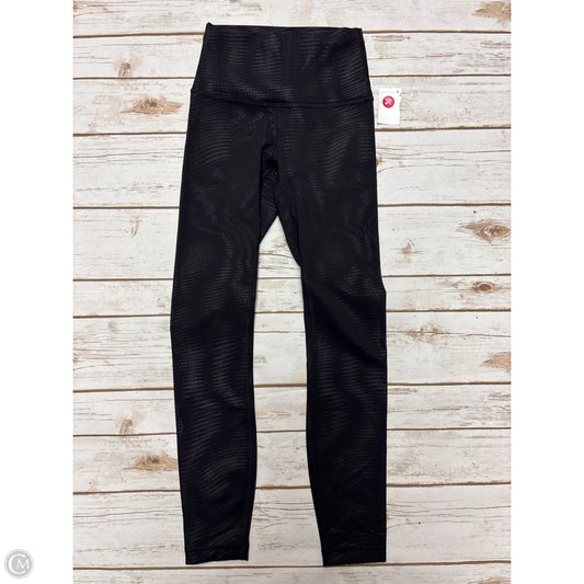 Athletic Leggings By Lululemon In Black, Size: 2