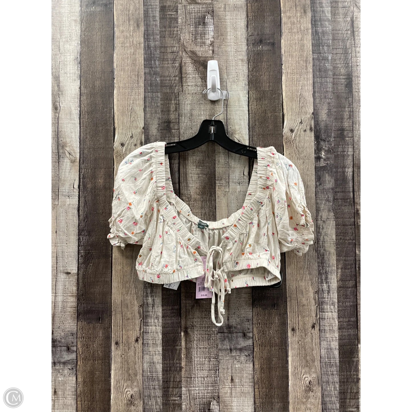 Top Short Sleeve By Wild Fable In Multi-colored, Size: S