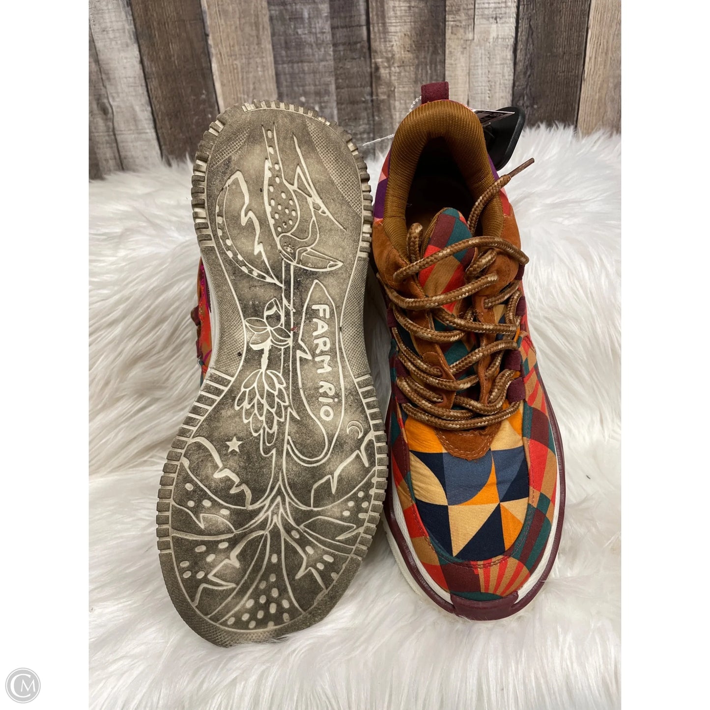 Shoes Sneakers By Farm Rio In Multi-colored, Size: 11