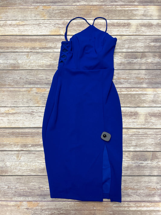 Blue Dress Party Short Cme, Size 2