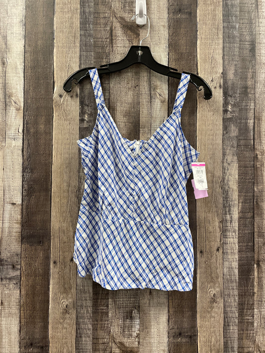 Blue & White Tank Top Cmc, Size M