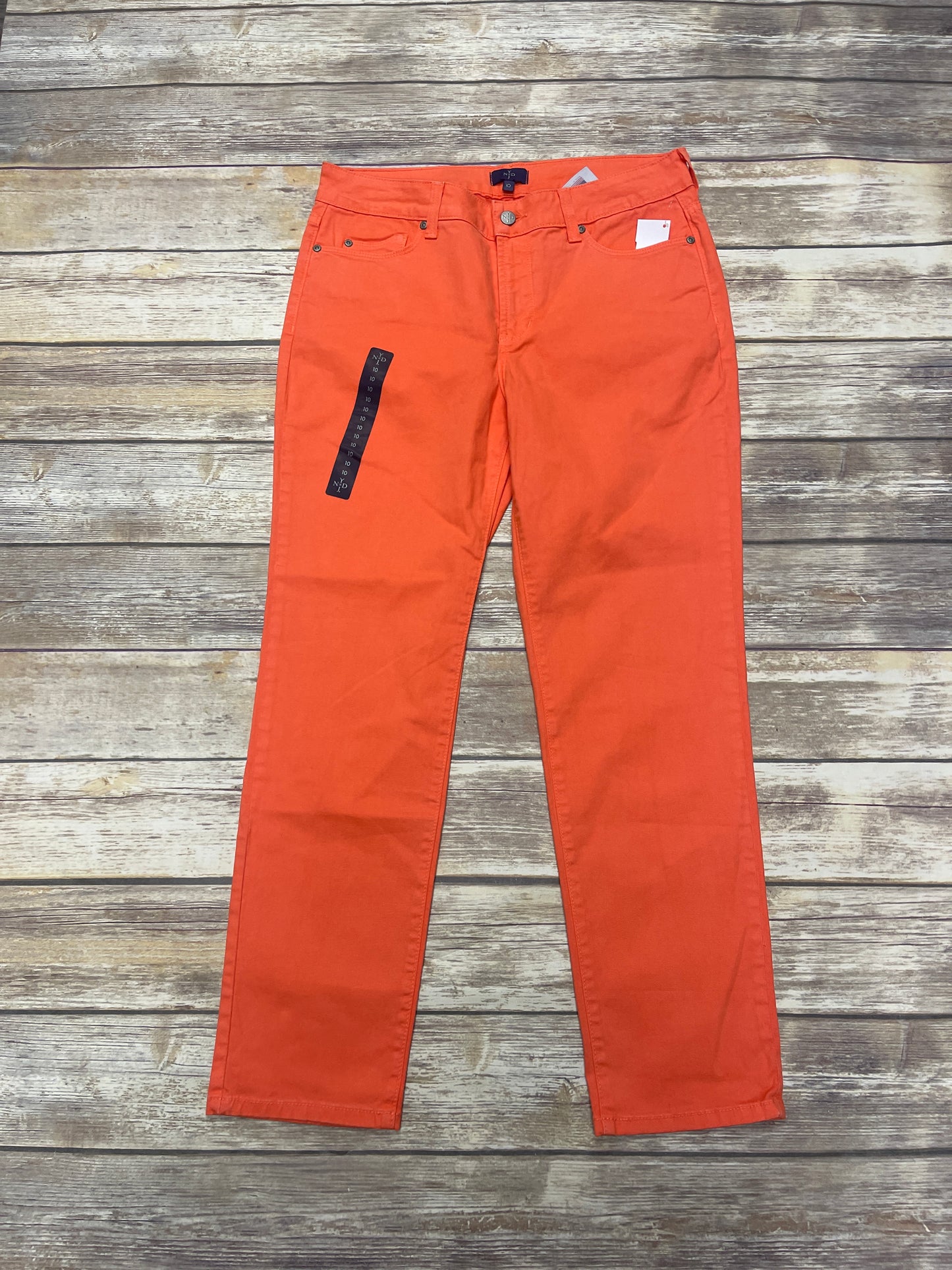 Jeans Straight By Not Your Daughters Jeans In Orange, Size: 10