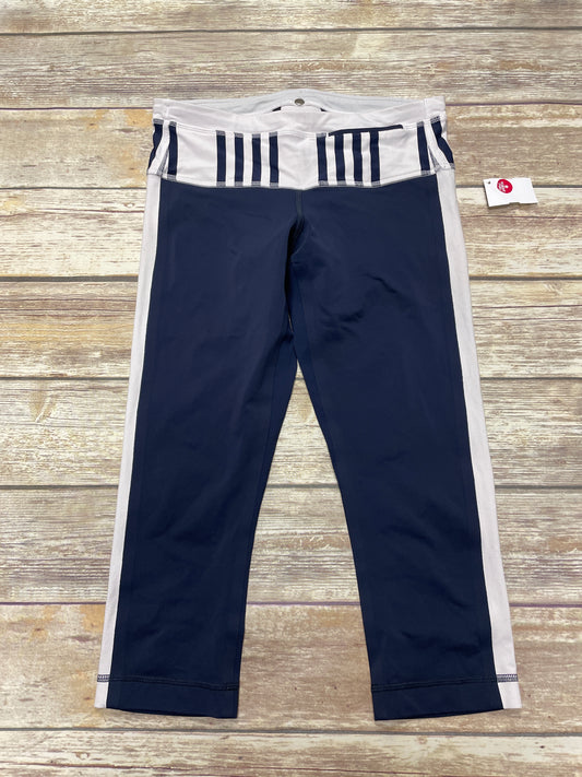 Navy Athletic Capris Lululemon, Size 6