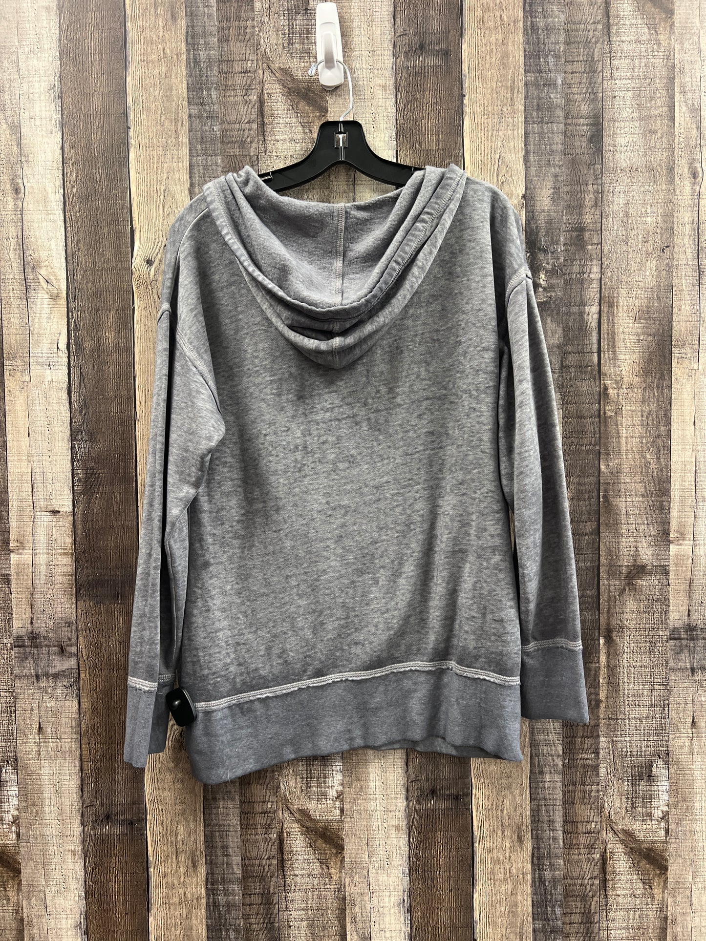 Sweatshirt Hoodie By Maurices In Grey, Size: M