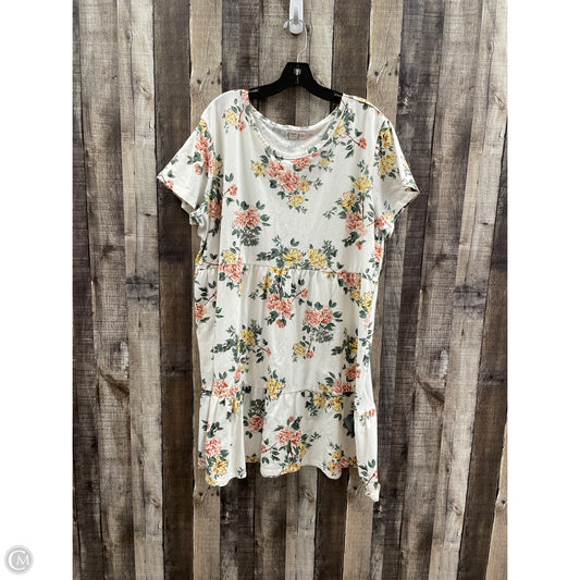 Dress Casual Short By Maurices In Floral Print, Size: 3x