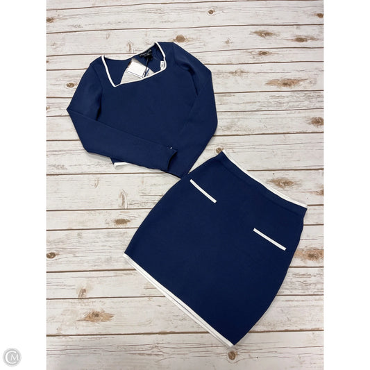 Skirt Set 2pc By Cme In Navy, Size: Xs