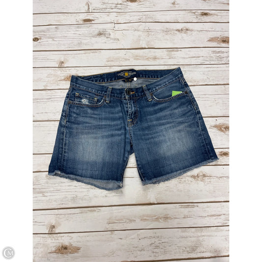 Shorts By Lucky Brand In Blue Denim, Size: 4