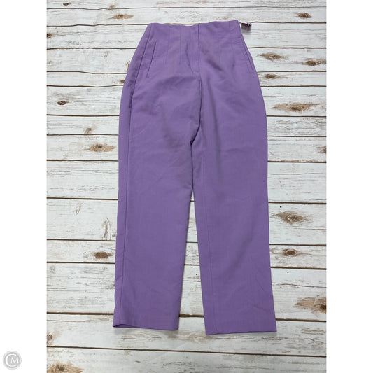 Pants Dress By Zara In Purple, Size: S