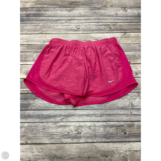 Athletic Shorts By Nike Apparel In Pink, Size: L