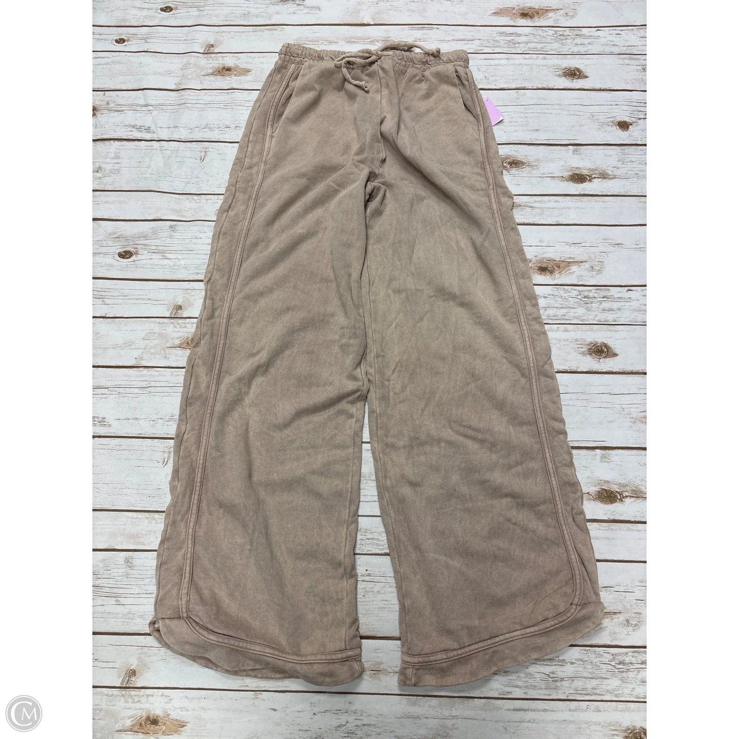 Pants Wide Leg By Clothes Mentor In Tan, Size: M