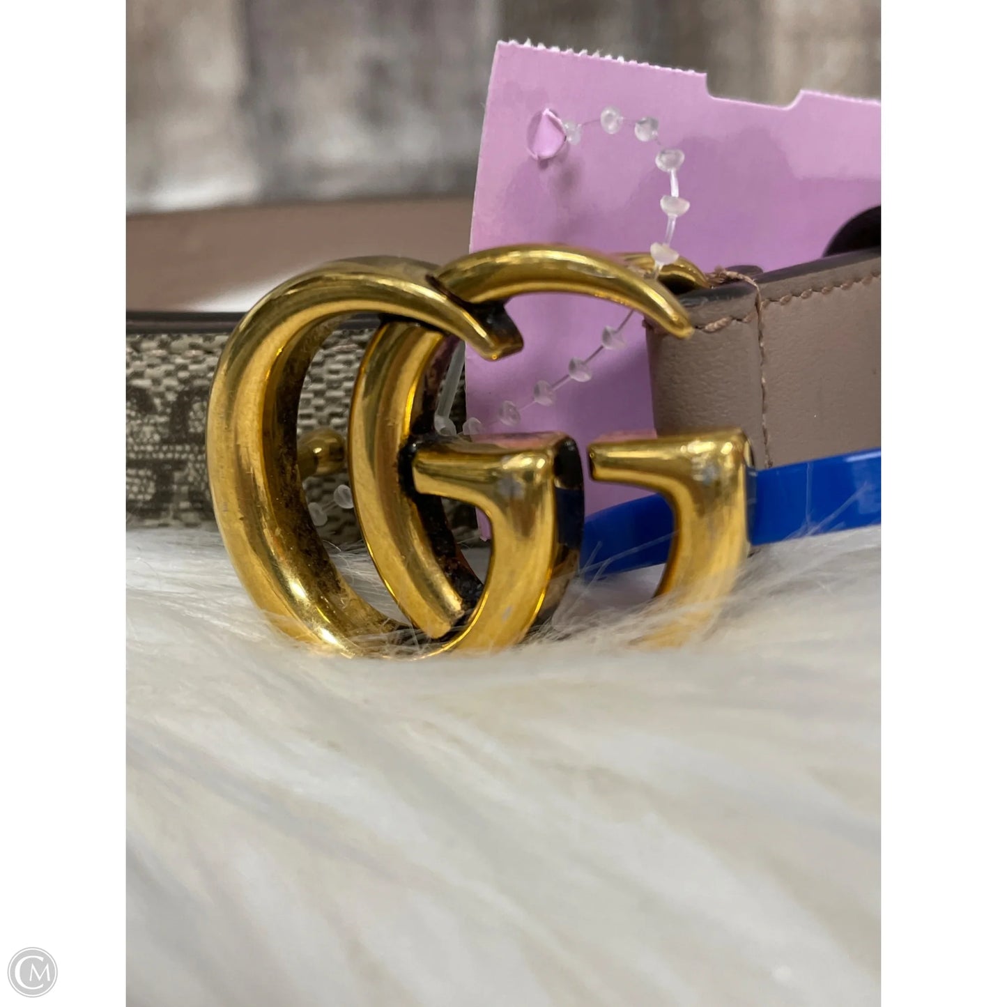 Belt Luxury Designer By Gucci, Size: Small