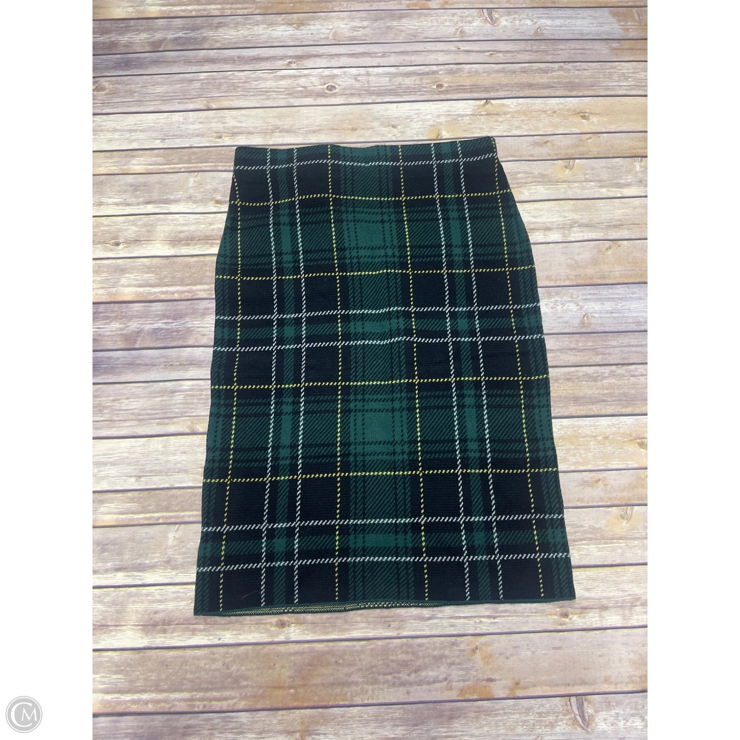 Skirt Midi By Ann Taylor In Plaid Pattern, Size: L