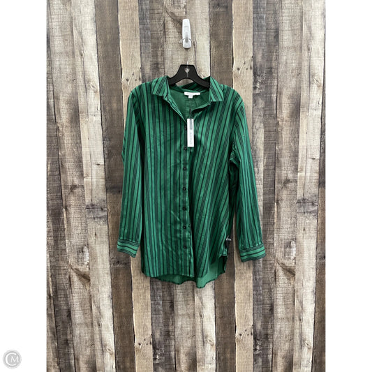 Top Long Sleeve By Chicos In Green, Size: M