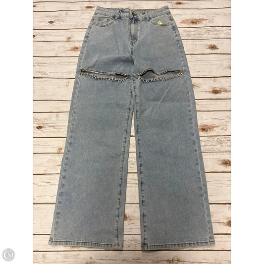 Jeans Straight By Cme In Blue Denim, Size: L