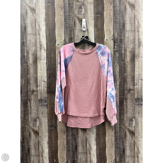 Top Long Sleeve By Umgee In Pink, Size: S