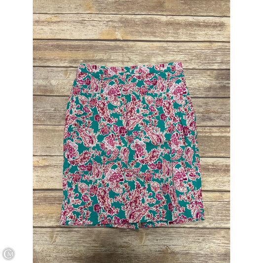 Skirt Mini & Short By J. Crew In Paisley Print, Size: 8