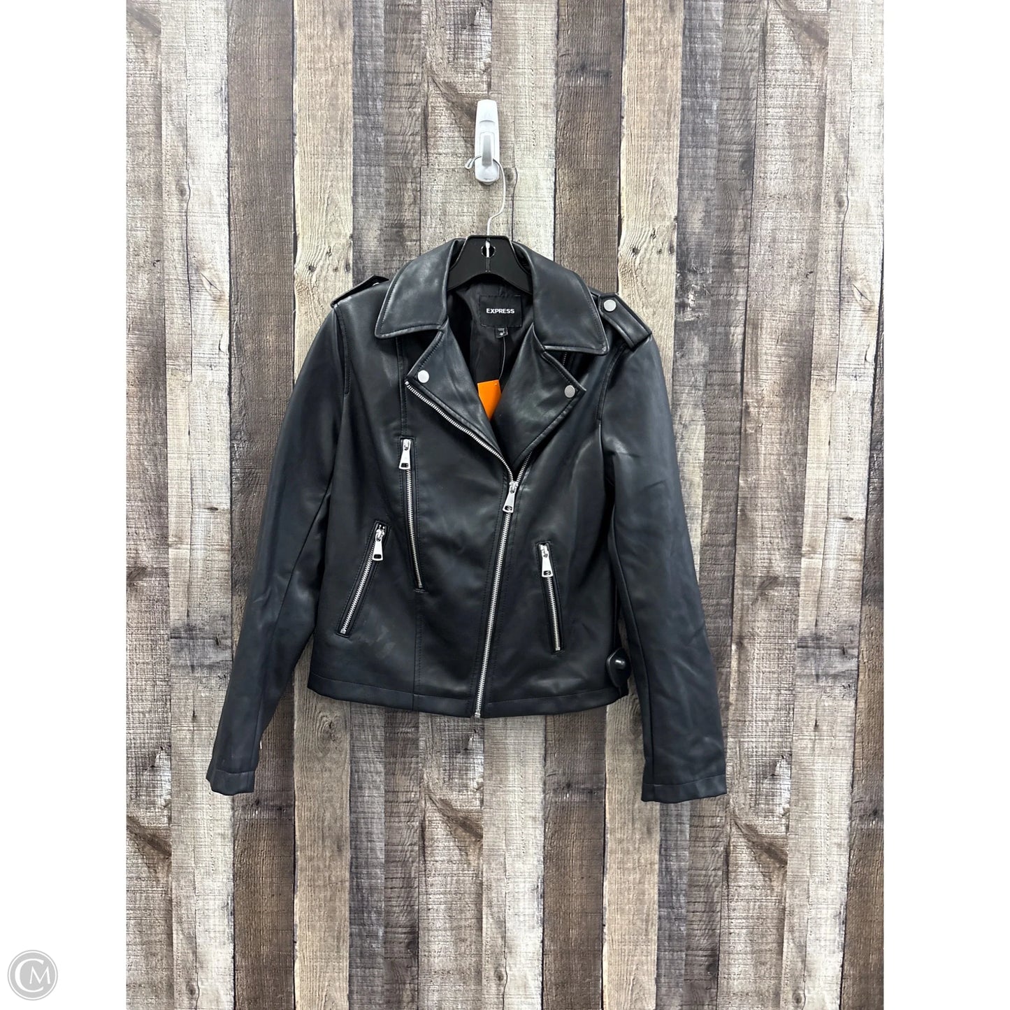 Jacket Moto By Express In Black, Size: Xs