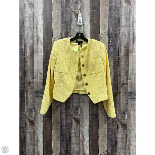 Blazer By Donna Karan In Yellow, Size: M