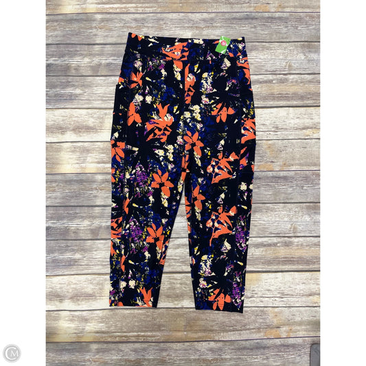 Athletic Leggings By Popfit In Multi-colored, Size: 3x
