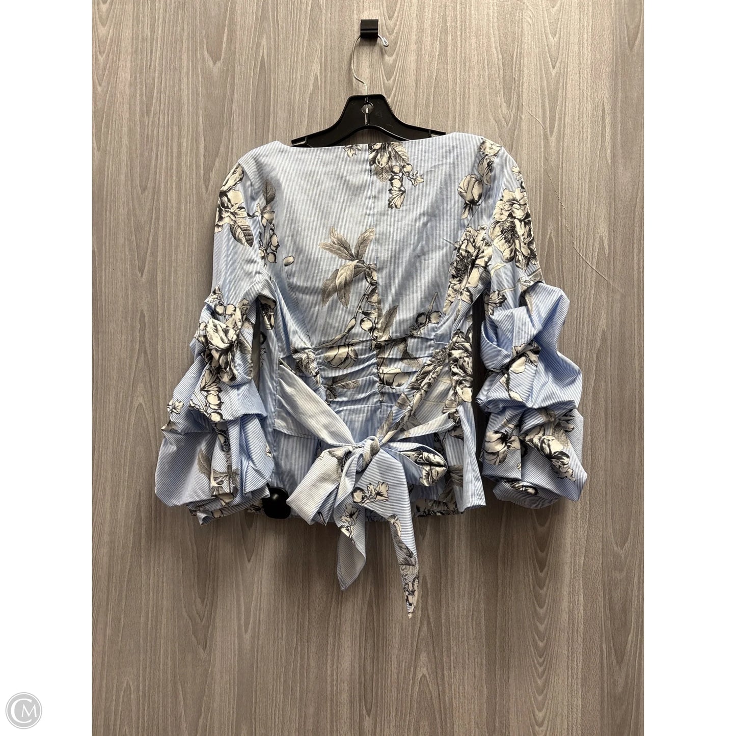 Top Long Sleeve By White House Black Market In Blue, Size: Xs