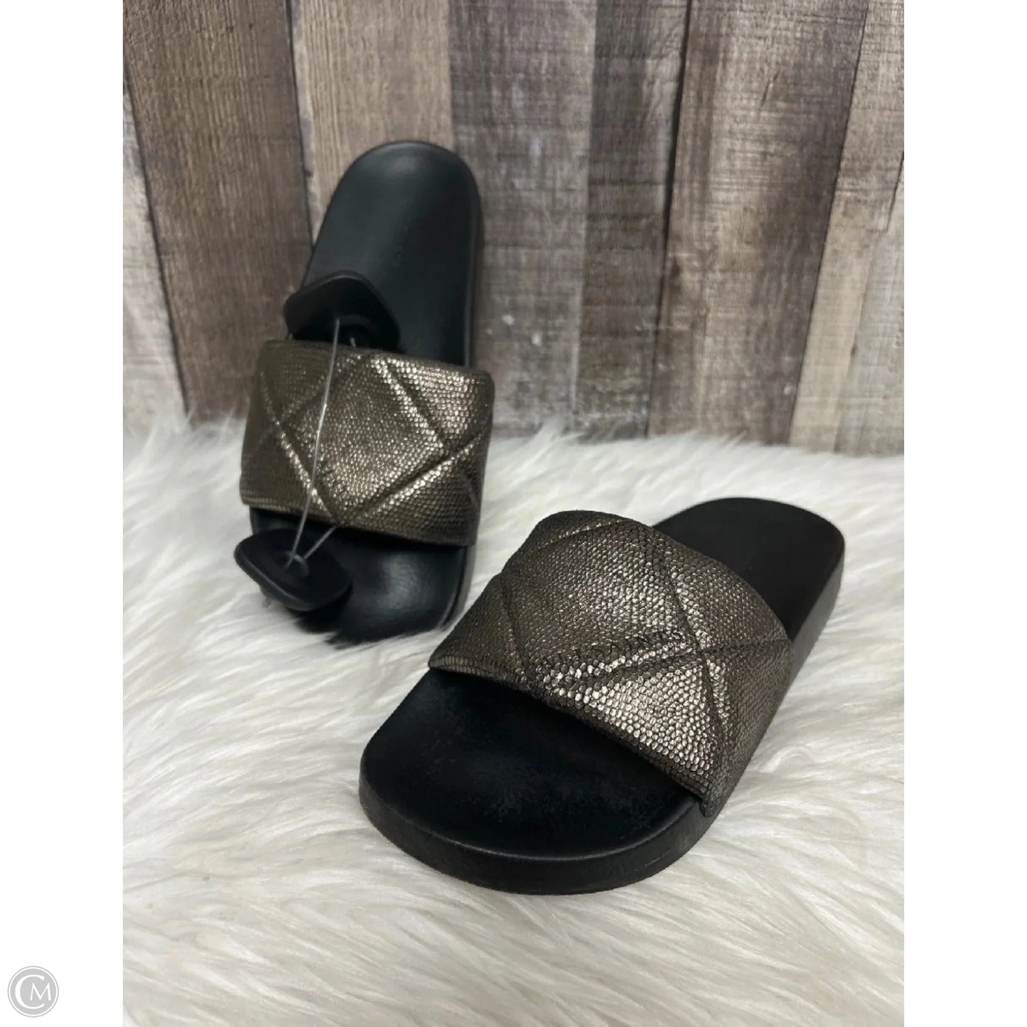 Sandals Designer By All Saints In Bronze, Size: 9